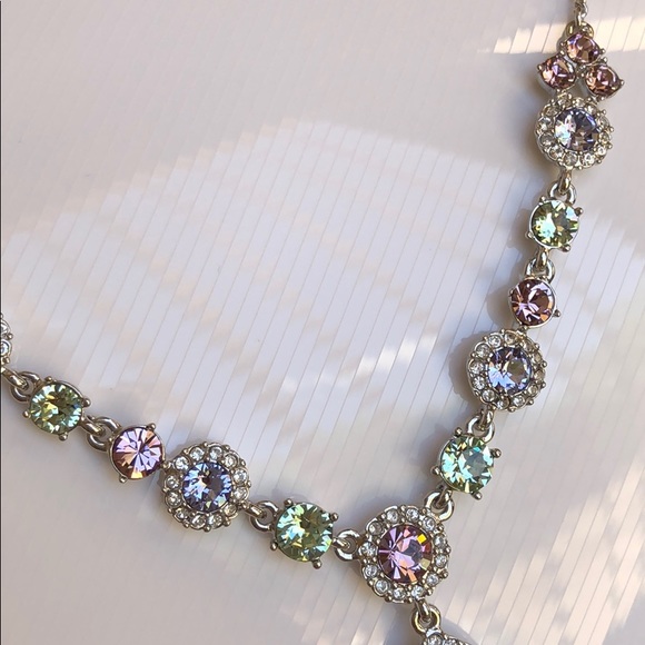Givenchy Multi Color crystal statement necklace - Picture 7 of 8